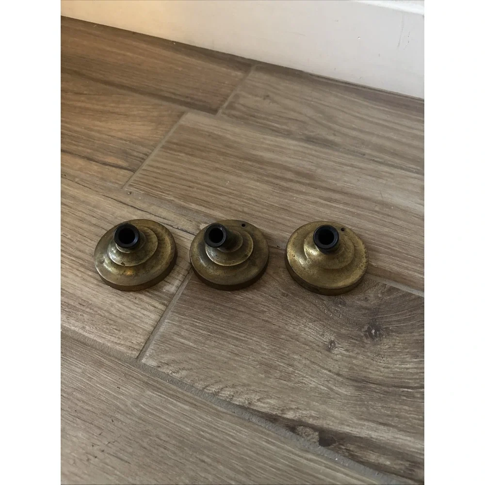 Vintage Brass Pen Holders‎ Changepoint Tulsa Oklahoma Lot Of 3